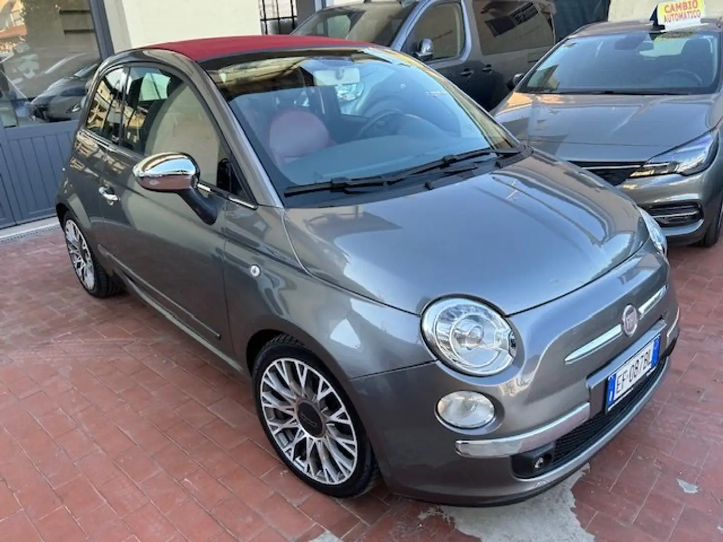 Fiat 500C 1.3 mjt 16v Lounge 95cv CABRIO Grau - 1