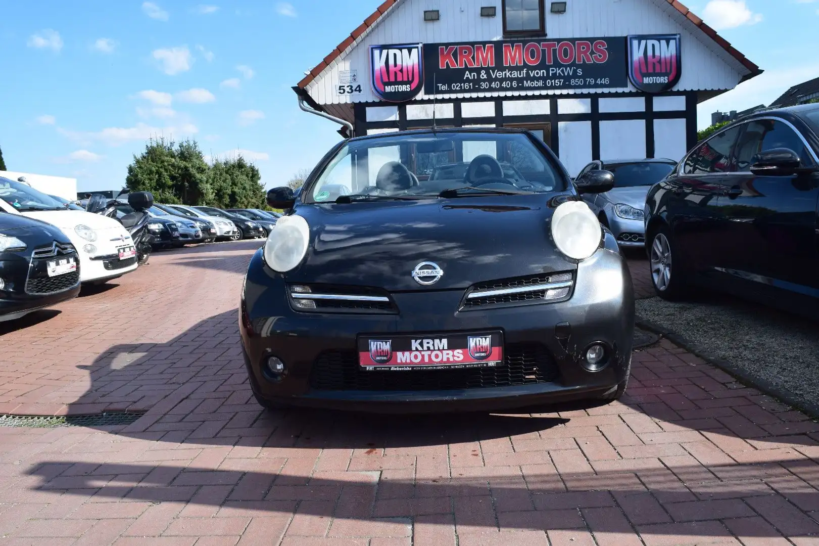 Nissan Micra TÜV NEU, CABRIO, PANORAMADACH, WINDSCHOTT Schwarz - 1