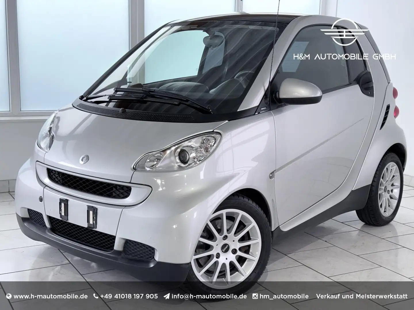 smart forTwo mhd~Pano/Navi/Bluetooth/Klima Silber - 1