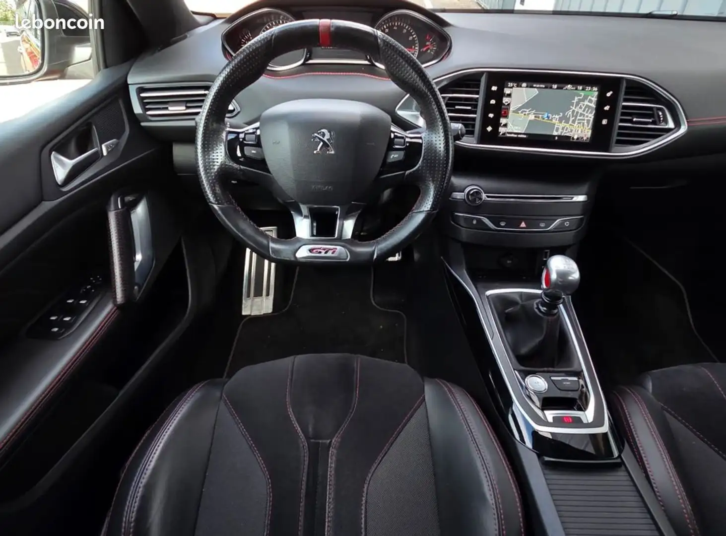 Peugeot 308 (ii) 1.6 thp 270ch gti denon-immat france Rouge - 2