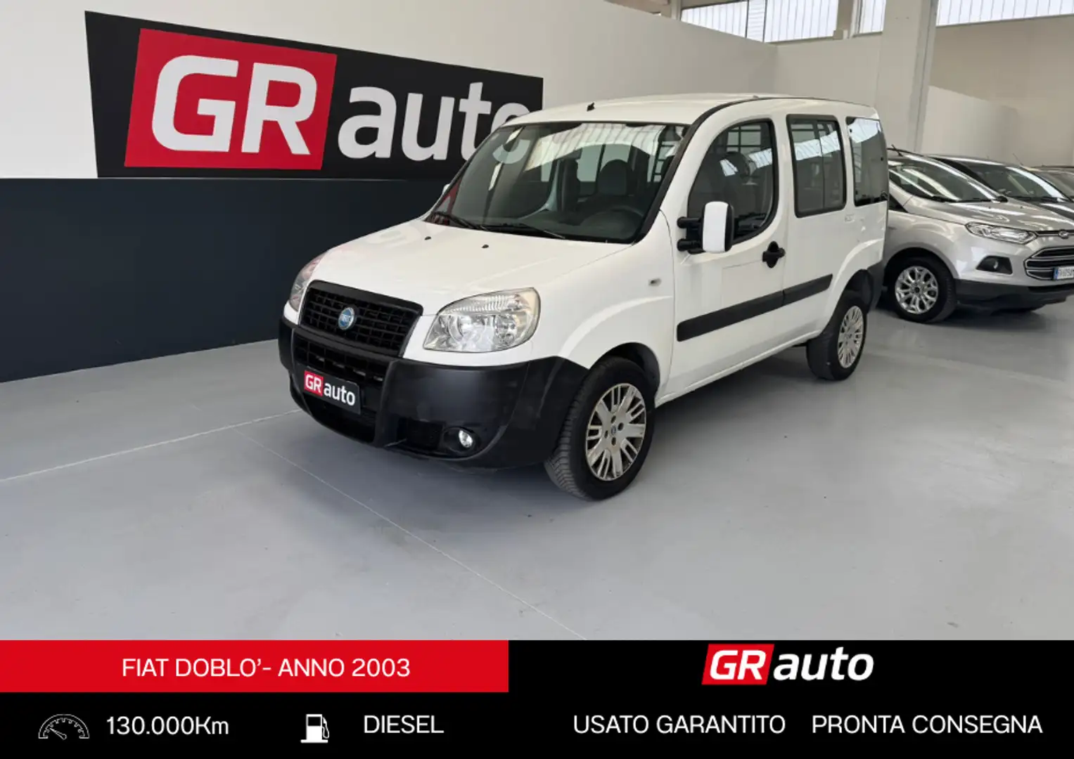 Fiat Doblo 1.9 JTD cat Cargo Lamierato SX Blanc - 1