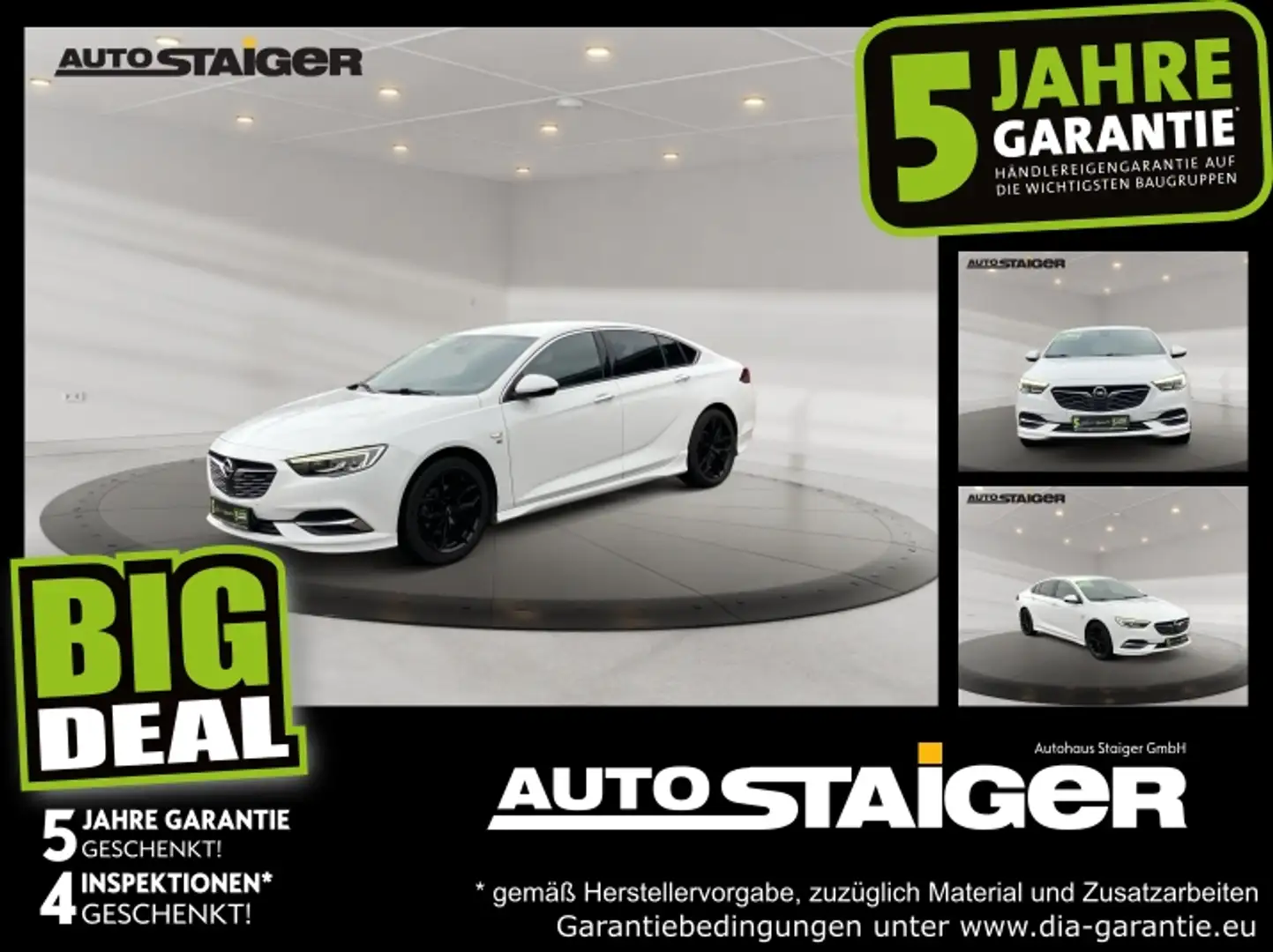 Opel Insignia B Grand Sport 1.5 Ultimate ACC+LM+AHK Blanc - 1