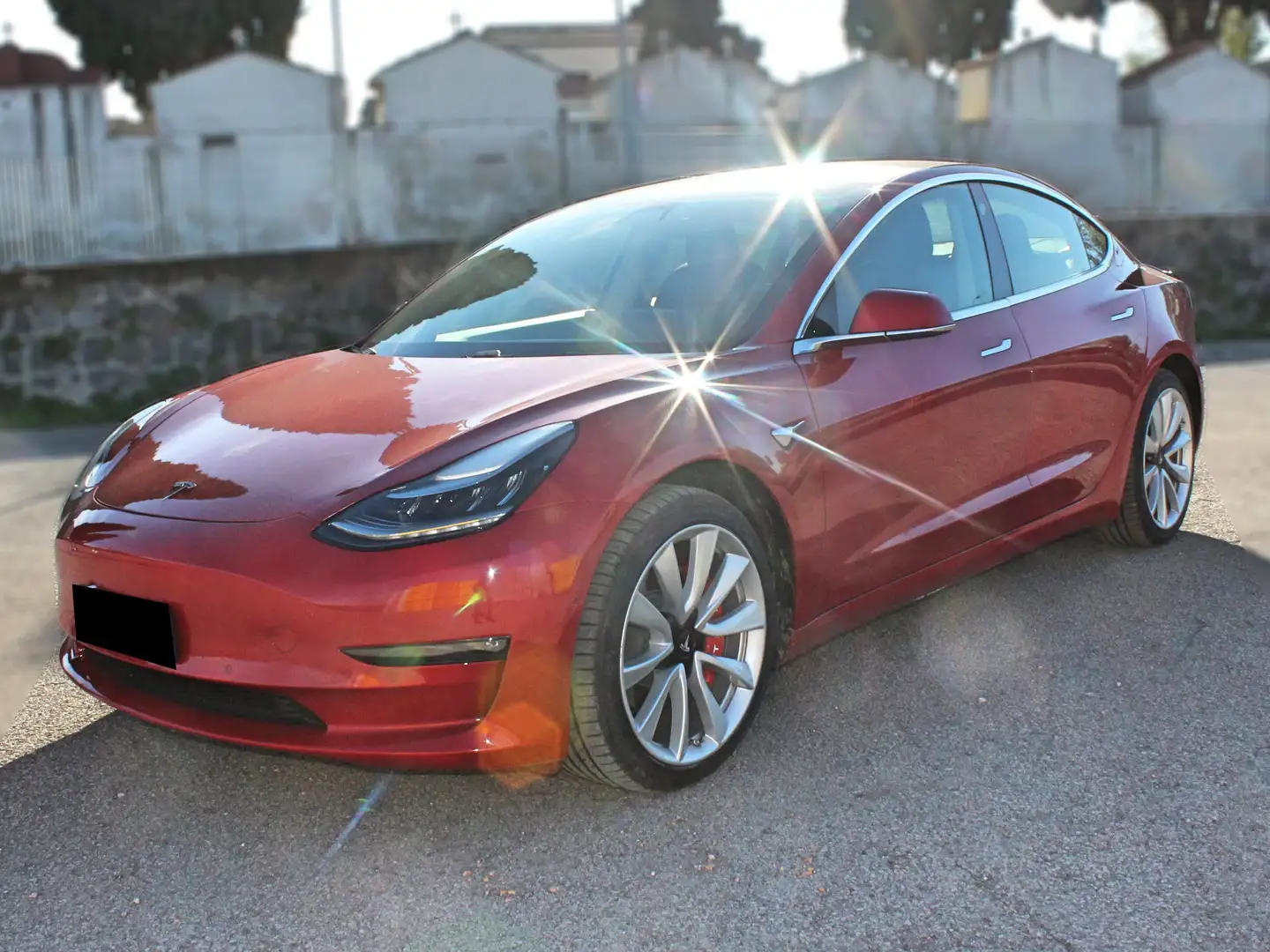 Tesla Model 3 Long Range Dual Motor awd Rosso - 1