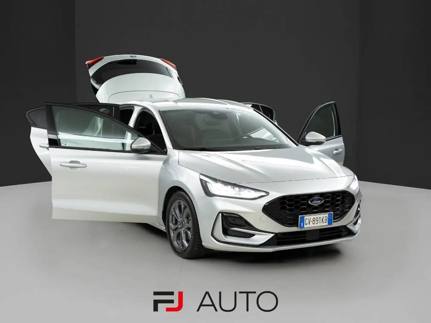 Ford Focus 1.0t Ecoboost h ST-Line 125cv Turbo ST Line Argento - 2