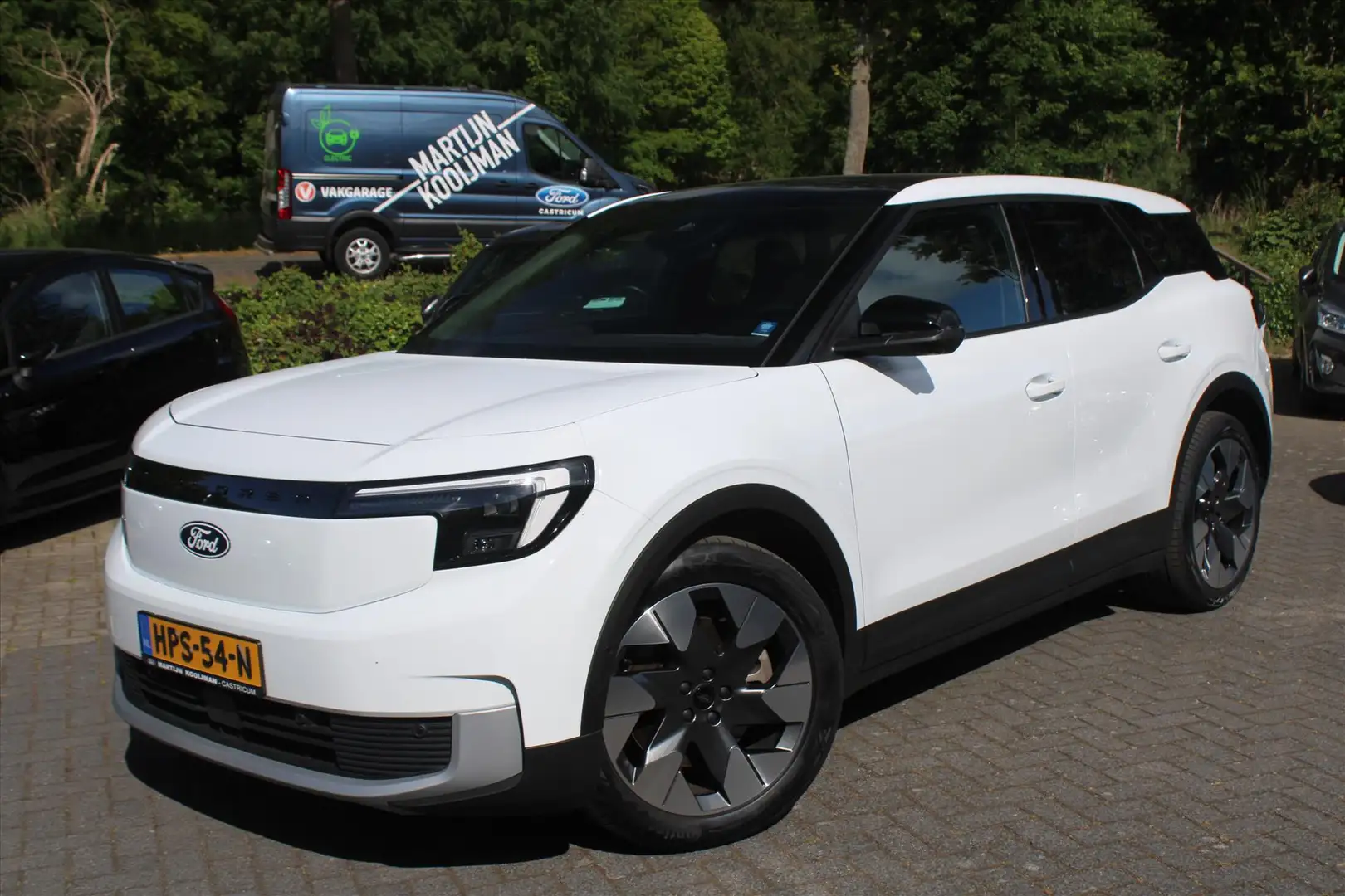 Ford Explorer EV Premium Extended 77 kWh 286pk RWD, Driver Assis Blanc - 1