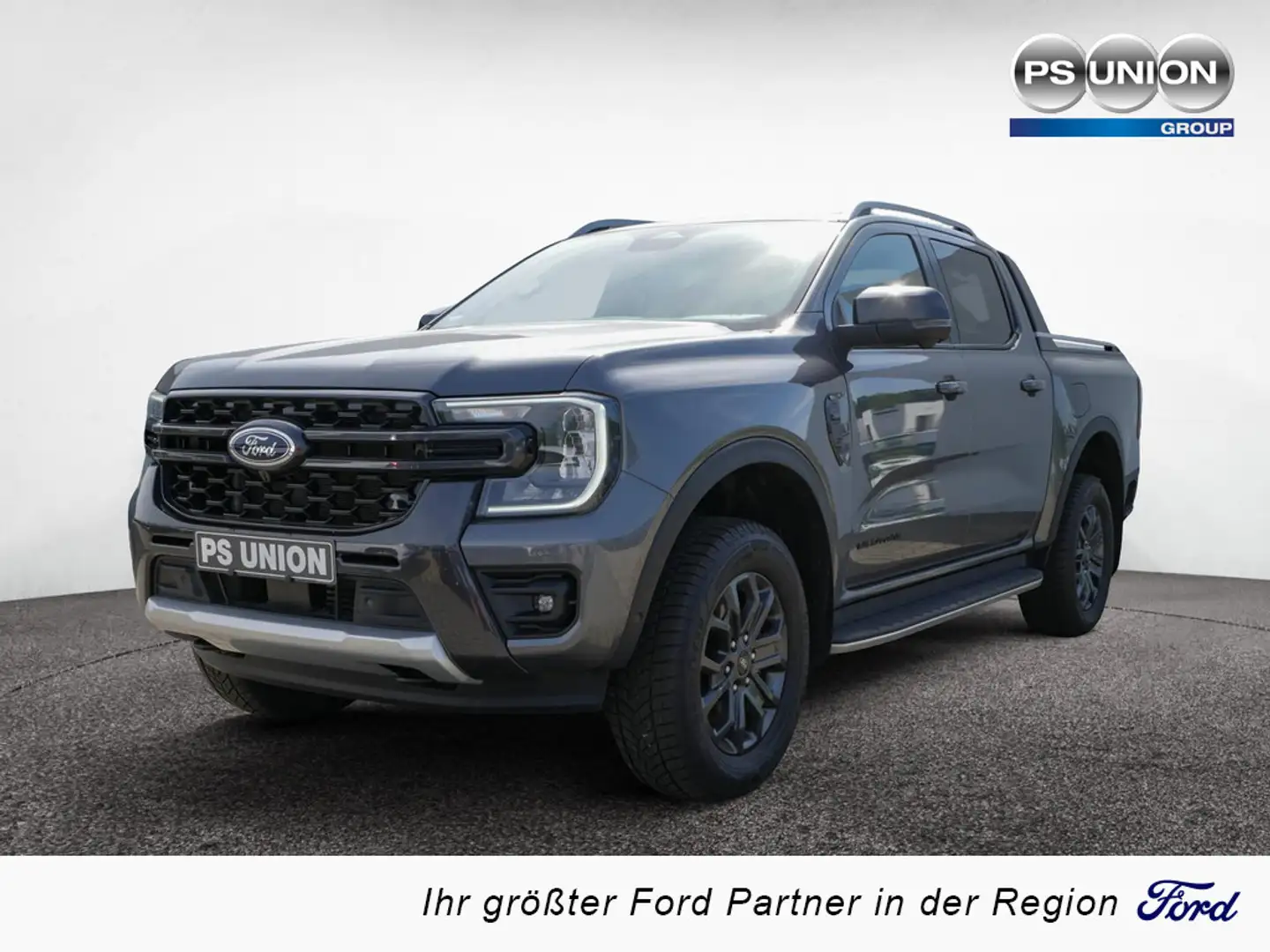Ford Ranger DoKa Wildtrak SHZ NAVI AHK ACC B&O LED Gris - 1