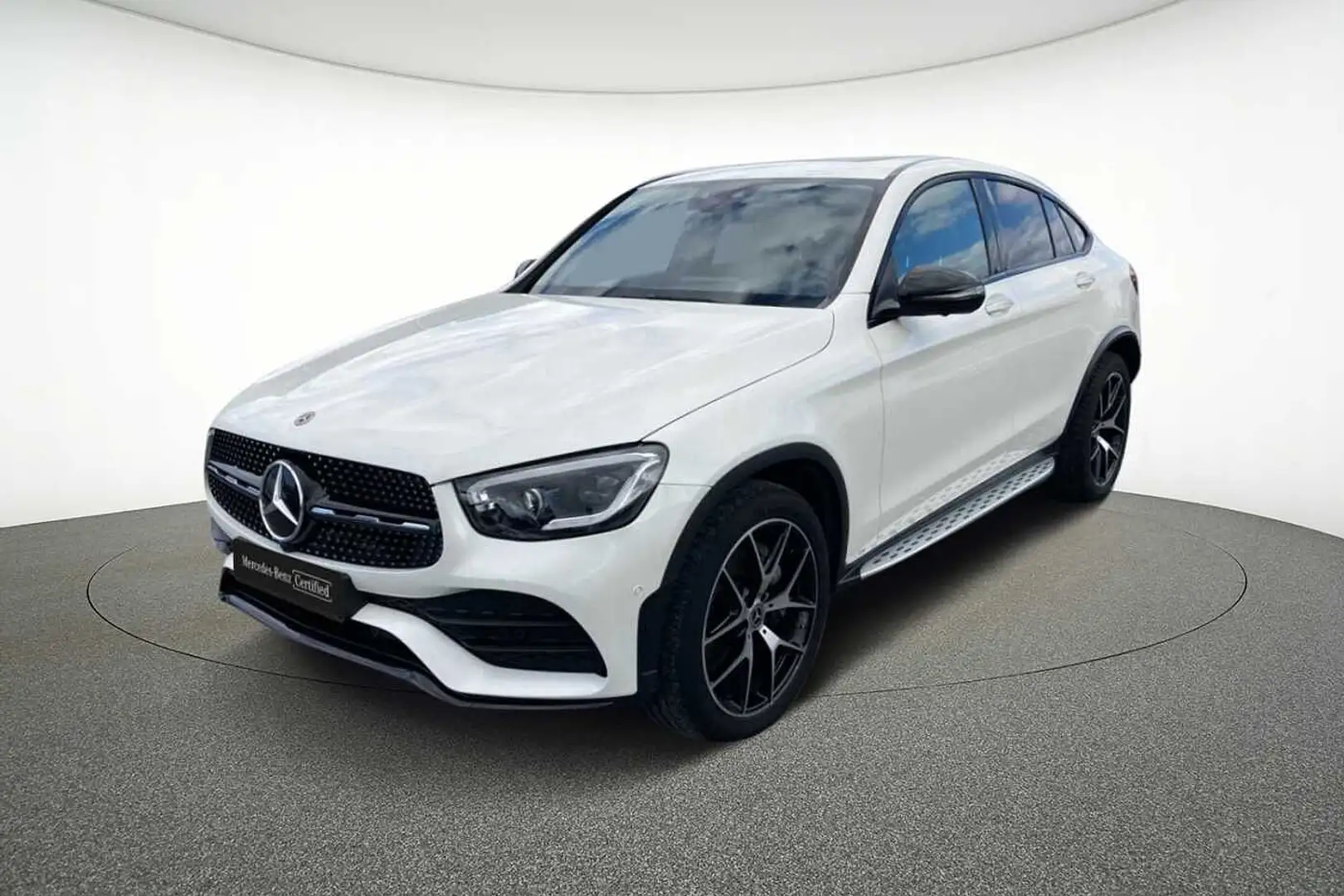 Mercedes-Benz GLC 200 d 4MATIC Coupé AMG Line Weiß - 1