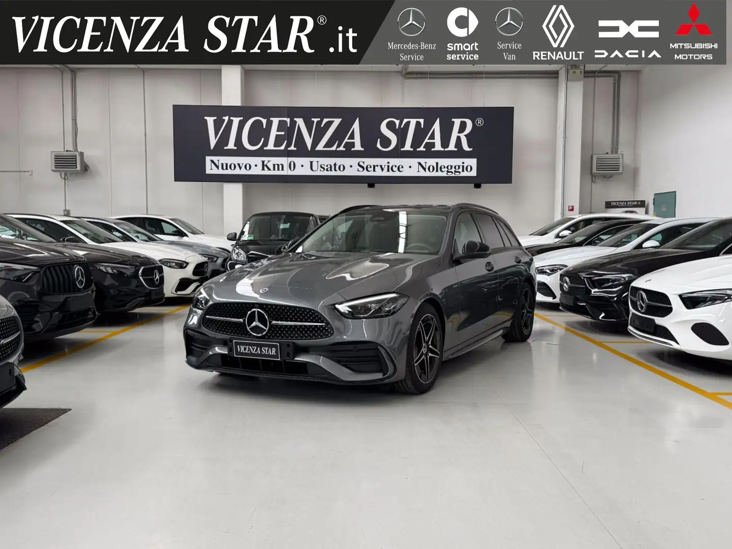 Mercedes-Benz C 200 d MHV S.W. AMG PREMIUM Grey - 1