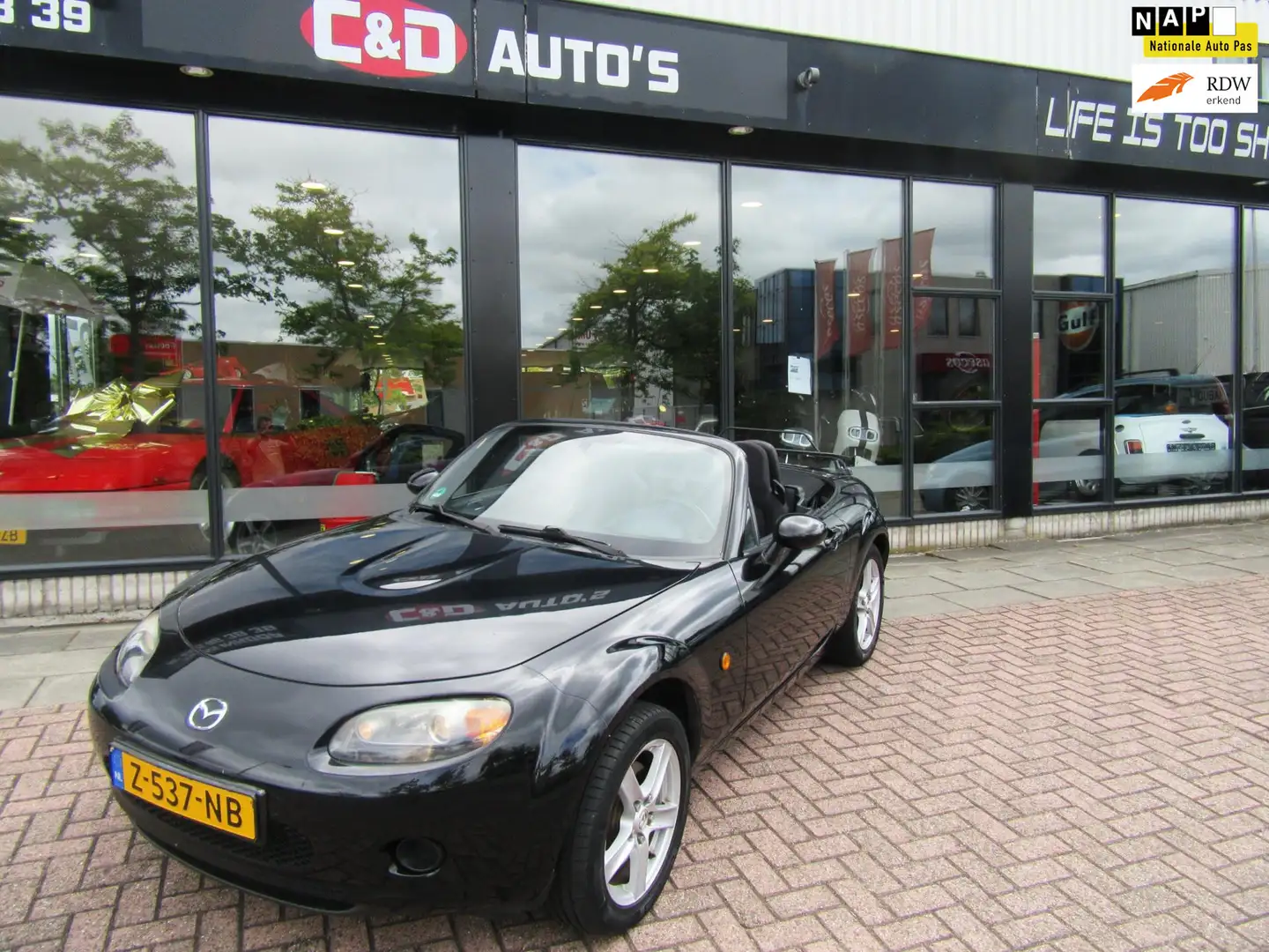 Mazda MX-5 1.8 Executive NW MOD AIRCO REKJE IZGST APK 26 Zwart - 1