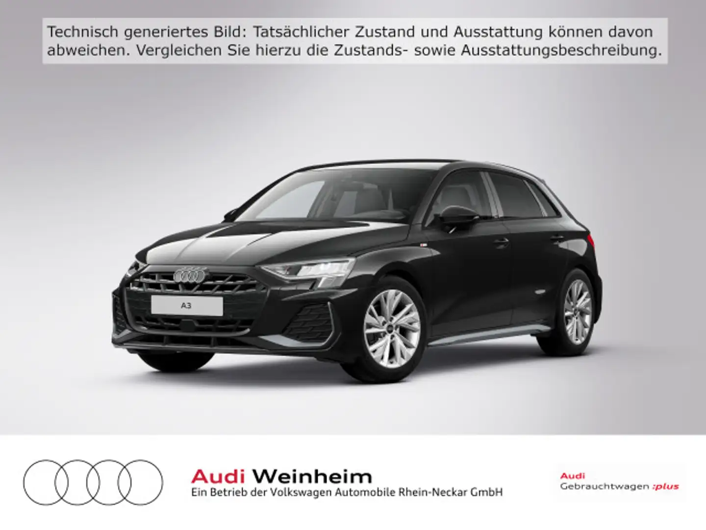 Audi A3 S line 35 TDI 110(150) kW(PS) S tro Schwarz - 2
