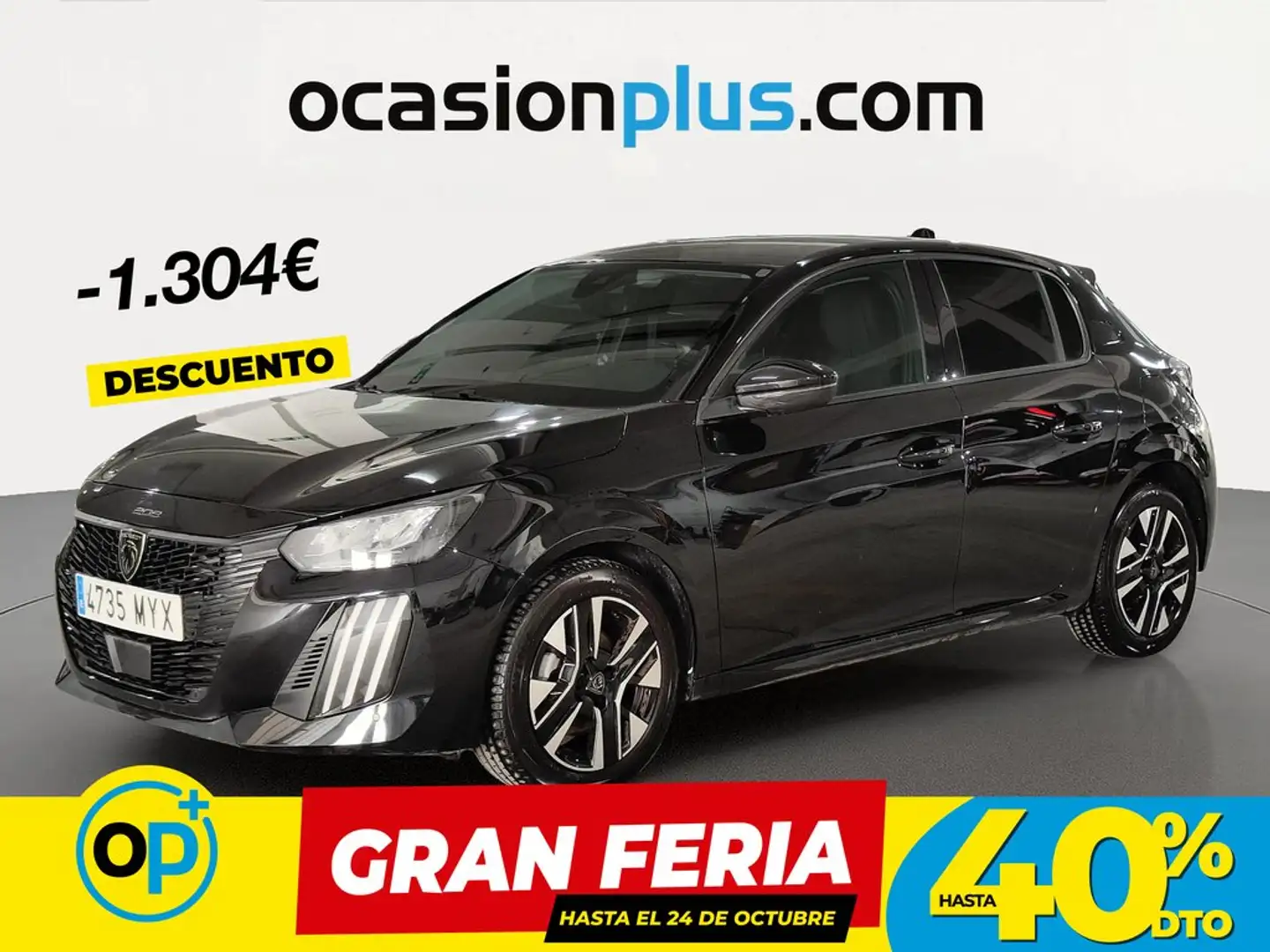 Peugeot 208 1.2 Puretech S&S Allure 100 Negro - 1