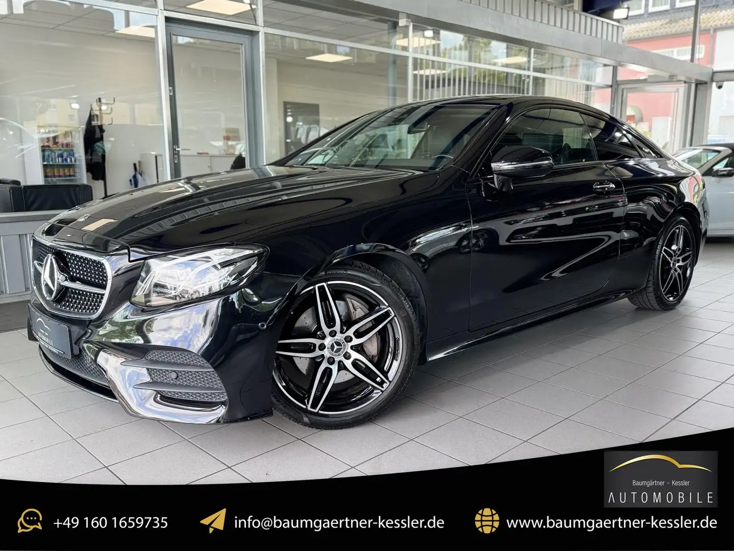 Mercedes-Benz E 200 E200 COUPE AMGLINE WIDESCREEN AMBIENTE PANO K-GO Siyah - 1