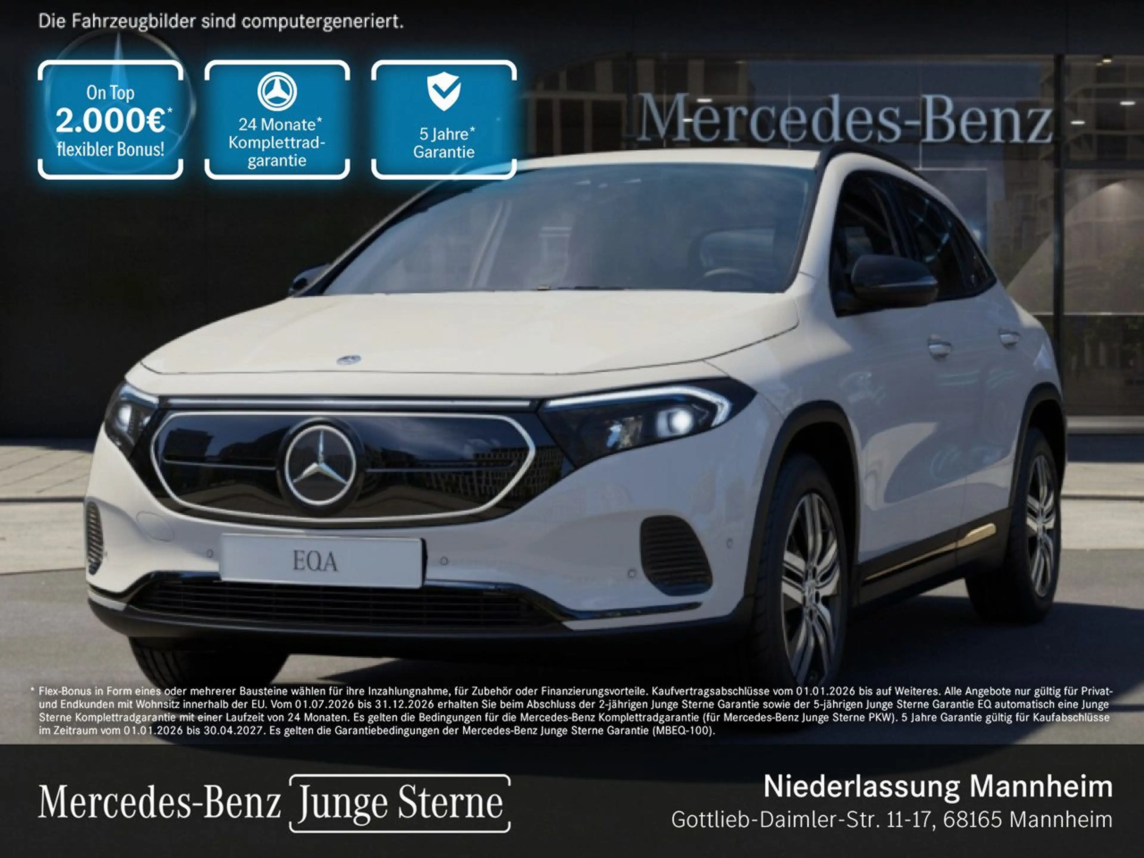 Mercedes-Benz EQA 250 ELECTRICART+NIGHT+PLUS-PAKET+KAMERA