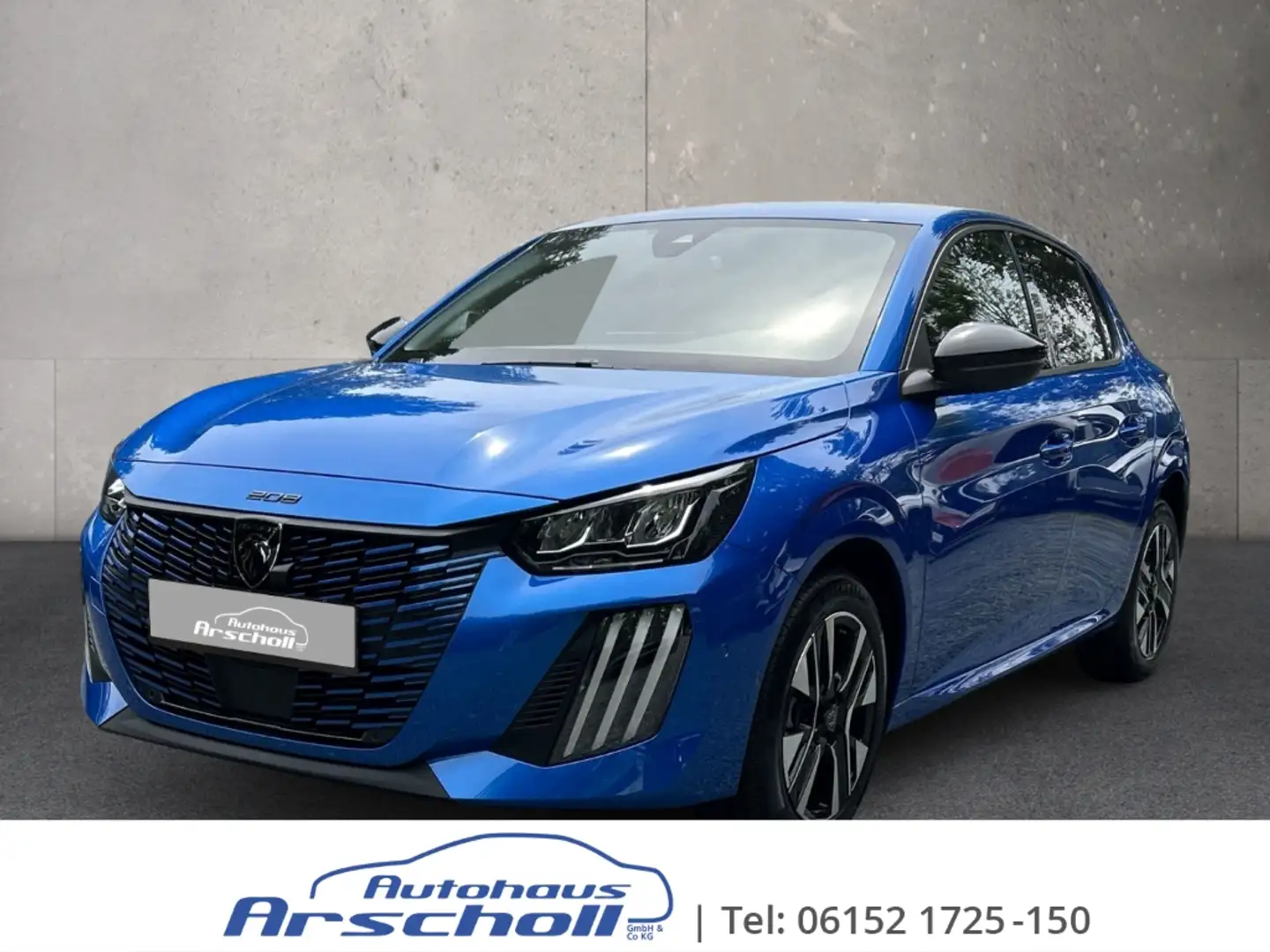 Peugeot 208 Hybrid Allure 360 Kamera LED Apple CarPlay Android Blau - 1