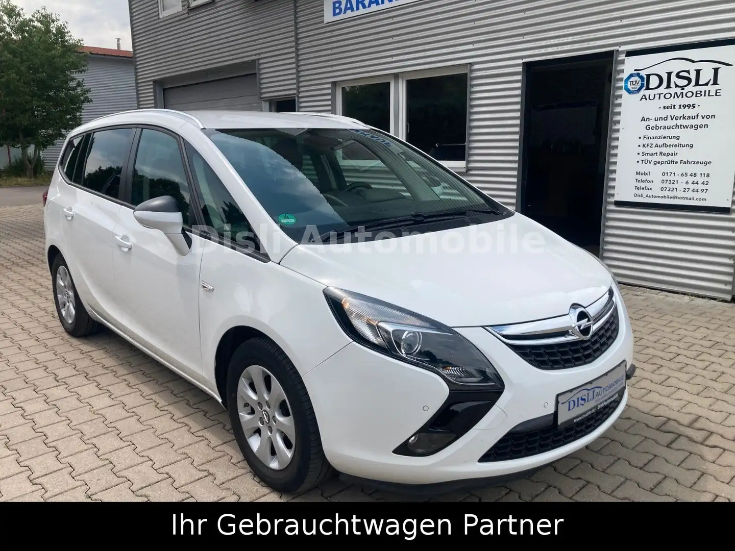 Opel Zafira C Tourer Edition,Klimaautomatik,Navi,Kame Weiß - 1