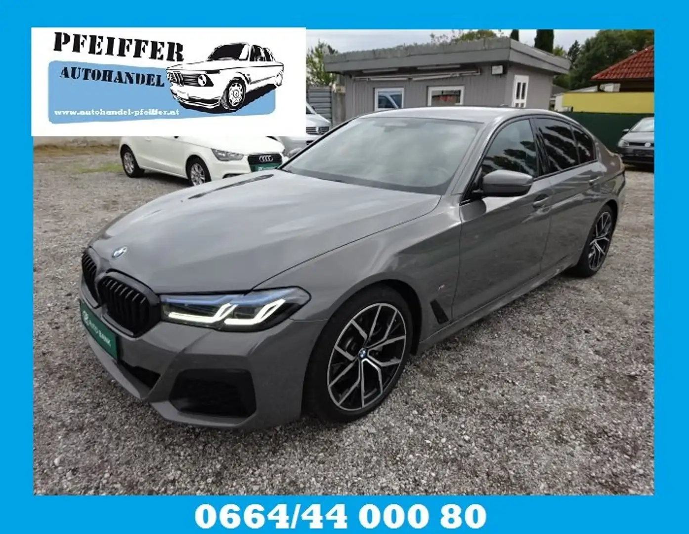 BMW 520 520 d M Sport Paket 48V Keine Kratzer oder Dellen Grau - 1