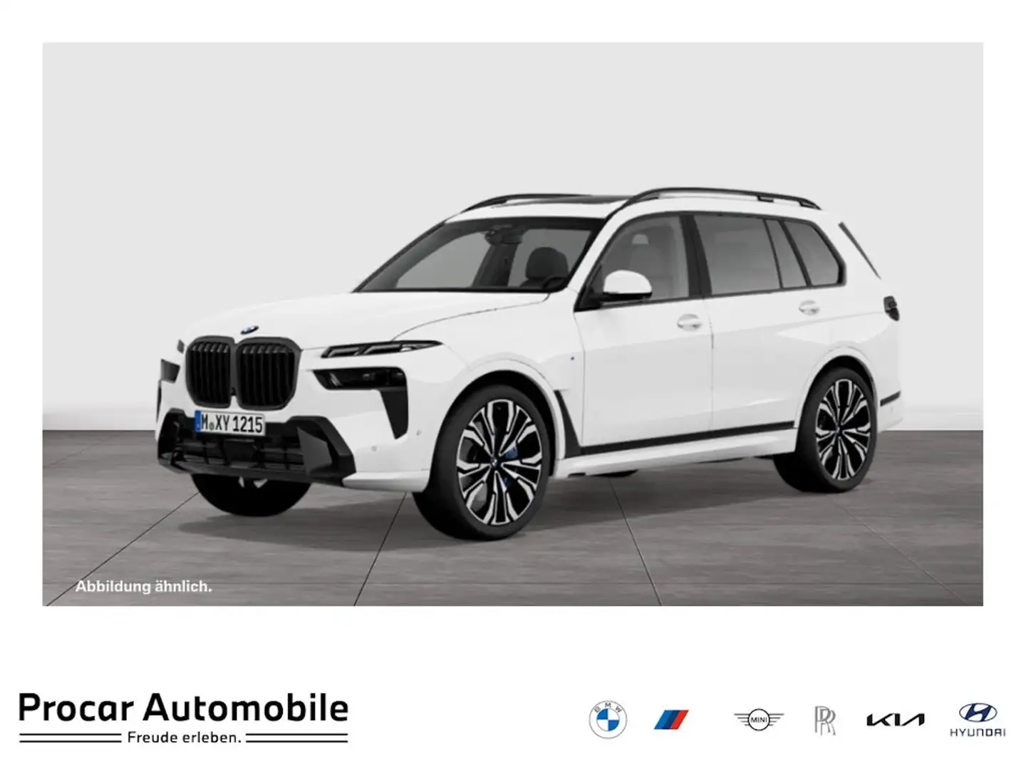 BMW X7 xDrive40i M Sport HUD PANO ACC AHK RFK NAVI Weiß - 1