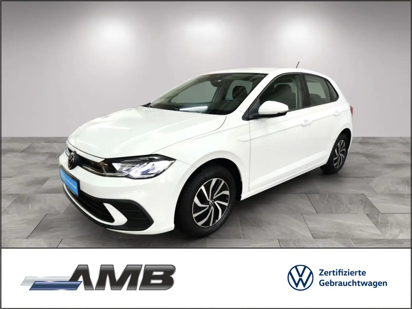Volkswagen Polo Life 1.0 TSI DSG/LED/Alu/Sitzhz/App-Connect Weiß - 1