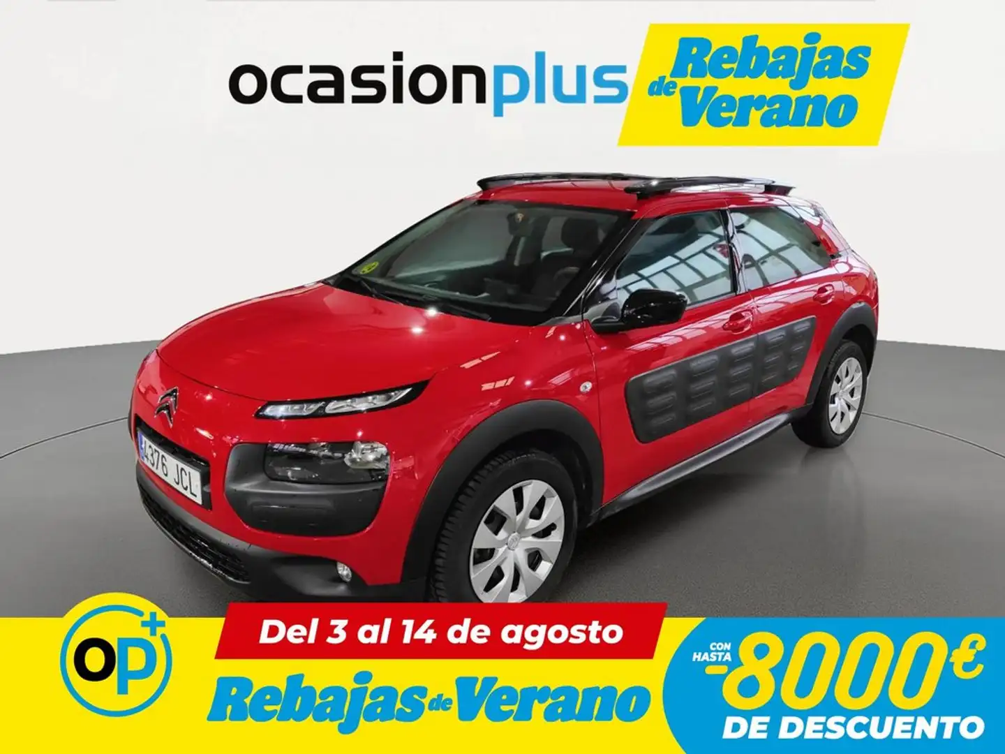 Citroen C4 Cactus 1.6e-HDi Feel Fine ETG6 92 Rojo - 1