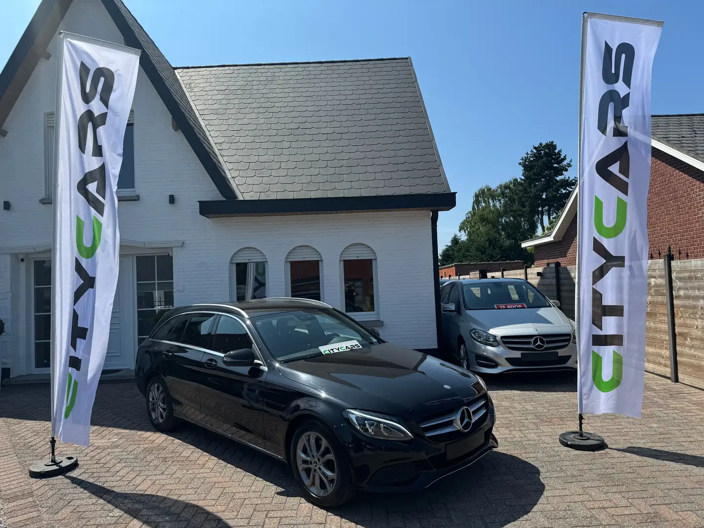 Mercedes-Benz C 180 BREAK-AUTOMAAT 9G-AVANTGARDE-EU 6b-NIEUWSTAAT!! Noir - 1