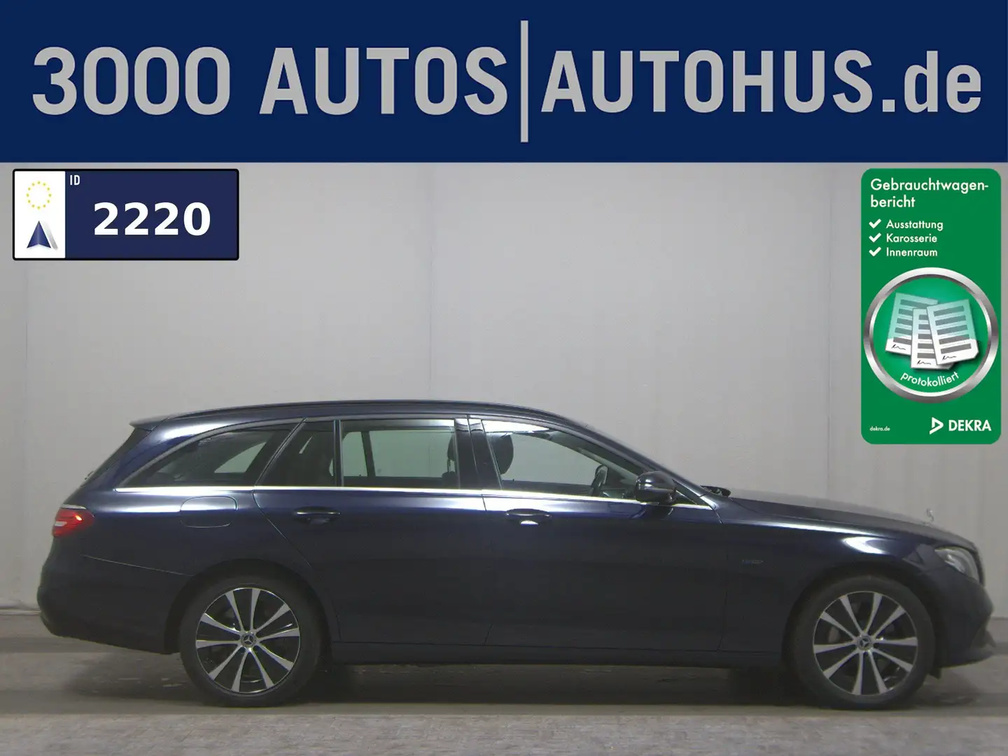 Mercedes-Benz E 300 T de Avantgarde Leder Navi LED RFK ACC AHK Bleu - 1