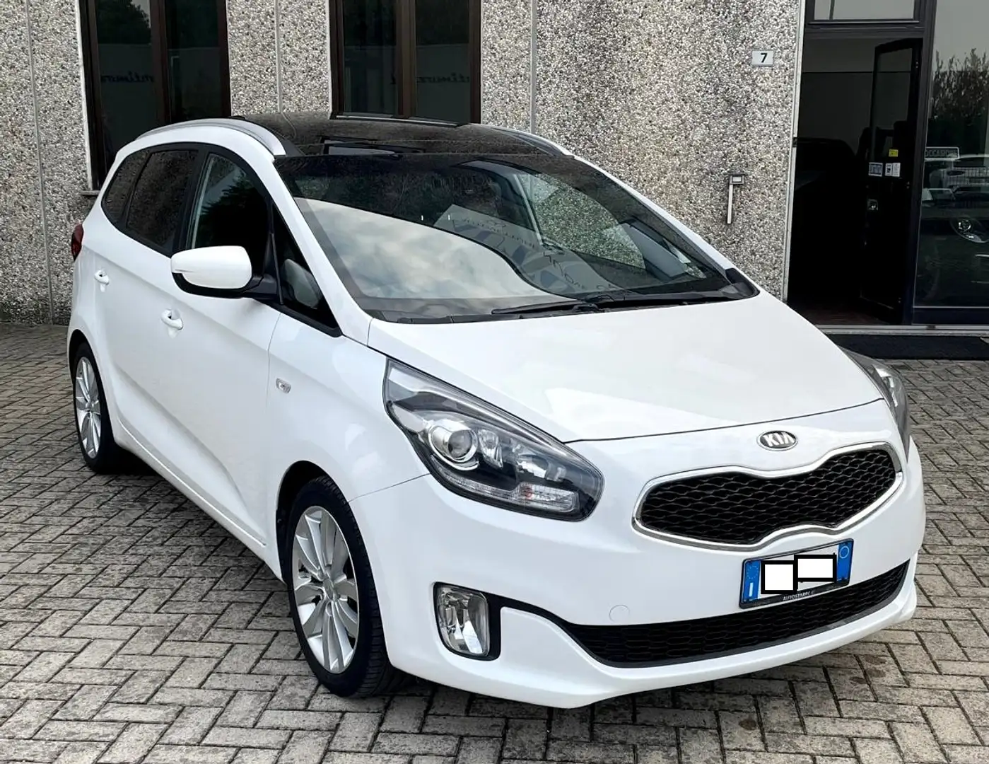 Kia Carens 1.7 d. 7 Posti-Automatica Unicoproprietario EU 6b Bianco - 1