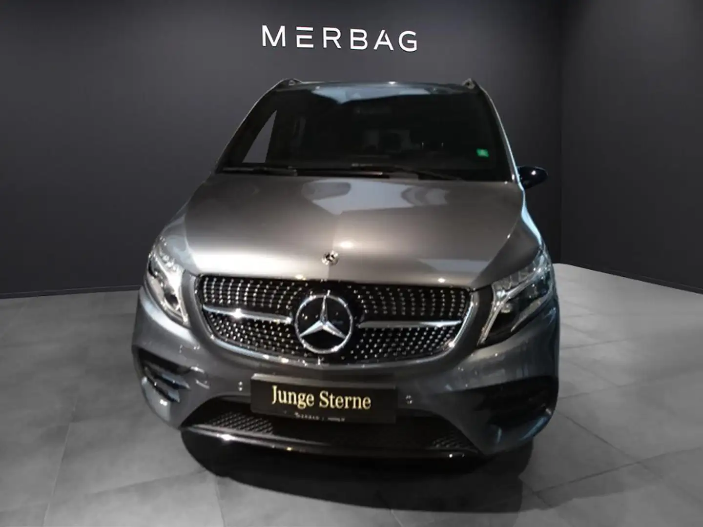 Mercedes-Benz V 300 d 4M *AMG Night Leder Airmatic 2x el. Schiebetüren Grau - 2