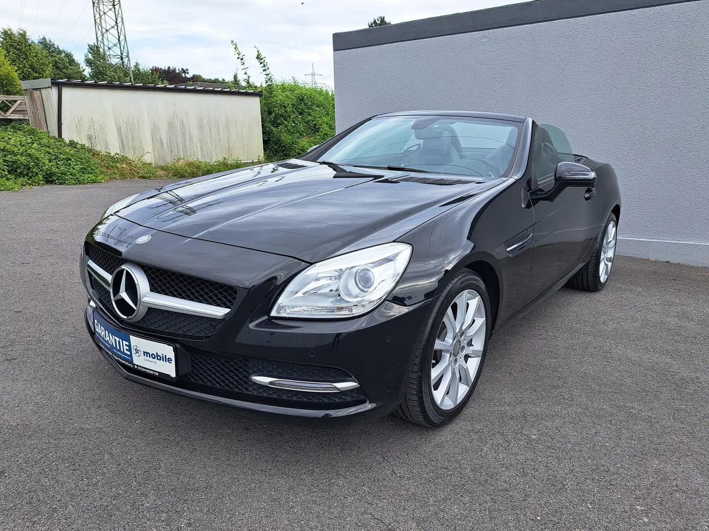 Mercedes-Benz SLK 200 BE * Airscarf*Leder*Navi*Pano*SHZ*SR+WR*Scheckheft Negru - 1
