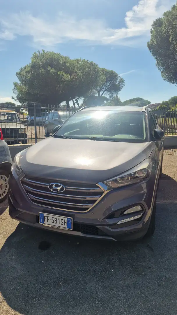 Hyundai TUCSON Tucson II 2015 2.0 crdi Xpossible 4wd 136cv auto Grigio - 1