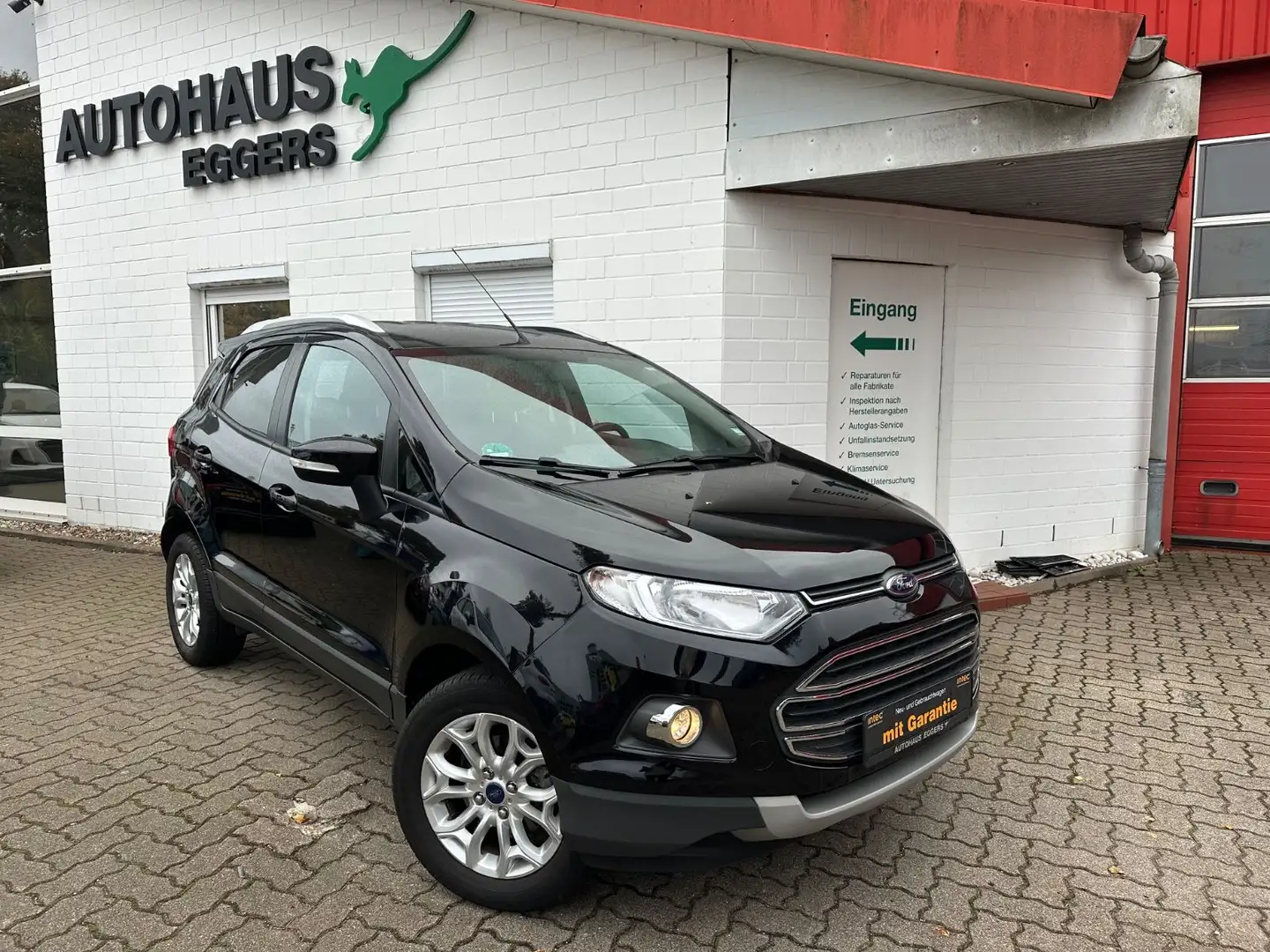 Ford EcoSport Titanium/KLIMA/2HD/SHZ/LMF/TEILLEDER Schwarz - 1
