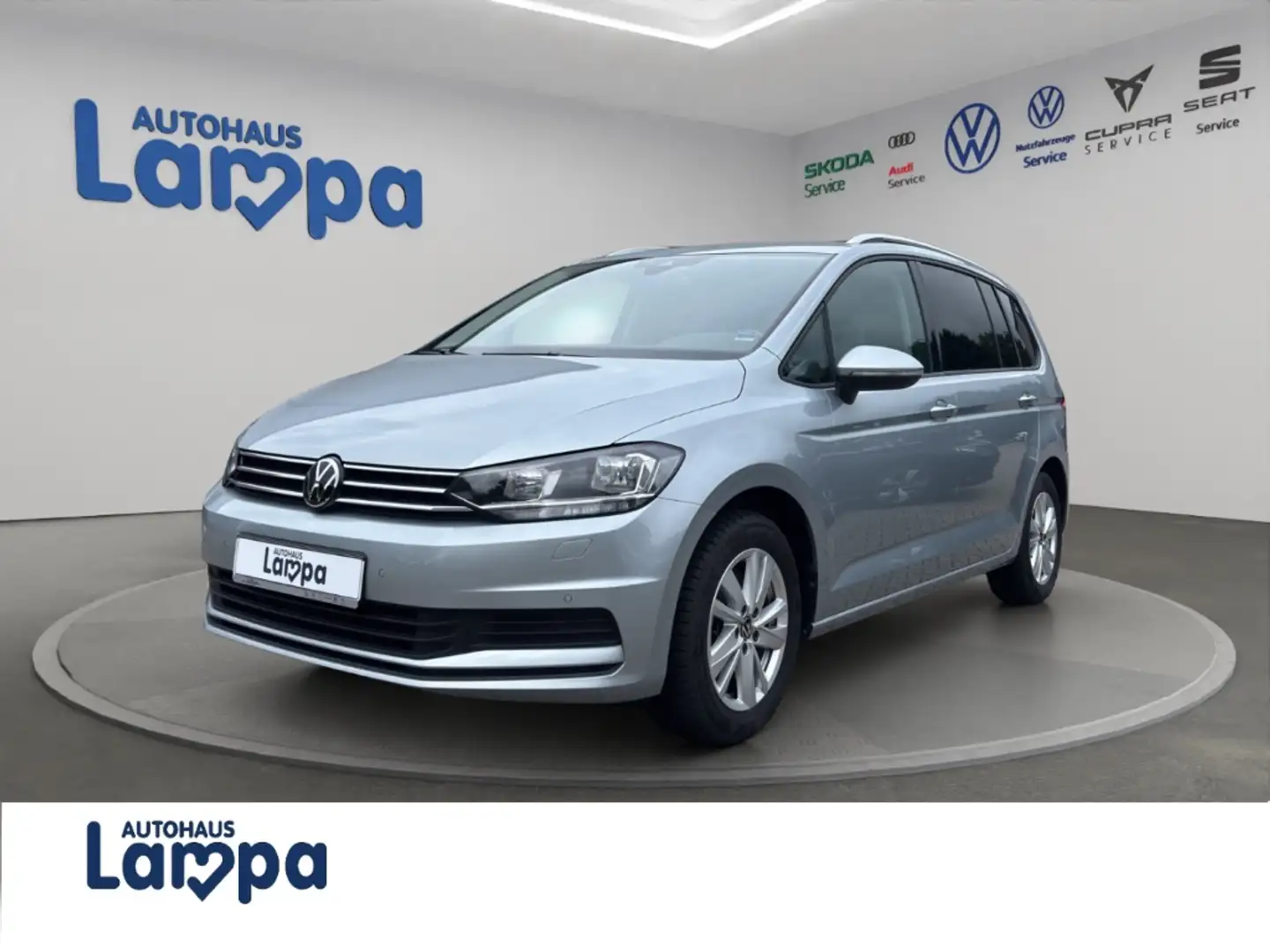 Volkswagen Touran Comfortline 1.5 TSI DSG NAV,RFK,SHZ,ACC Silber - 1