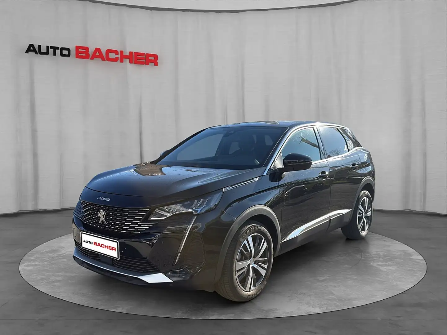 Peugeot 3008 PureTech 130 6-Gang-Manuell Allure Schwarz - 1