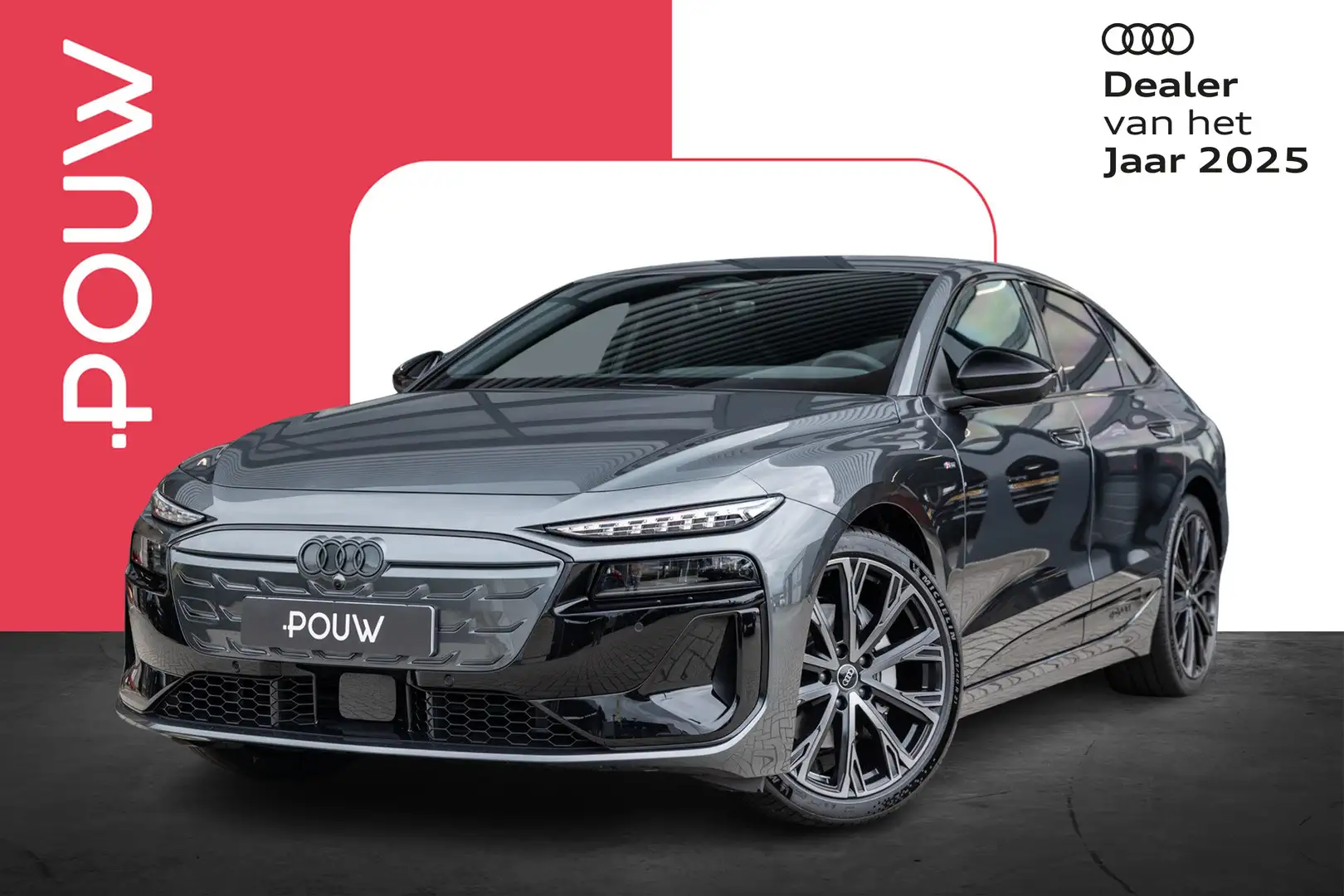 Audi A6 e-tron Sportback S edition 367pk 100 kWh | 360 Camera | T Gris - 1