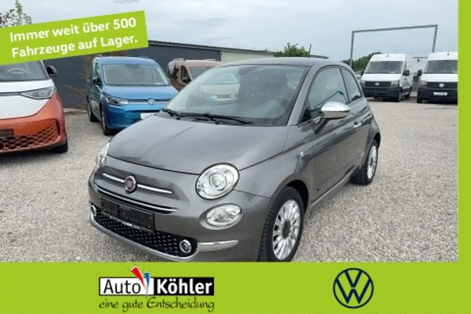 Fiat 500 Lounge / Bi-Xenon / Navigationssystem LM Grau - 1