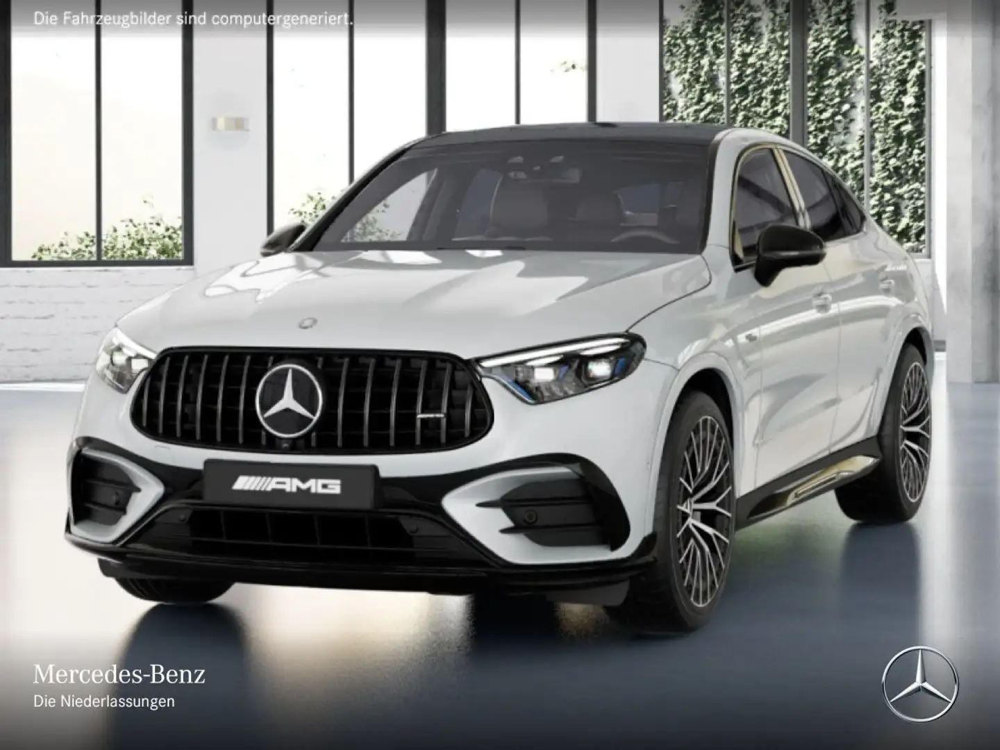 Mercedes-Benz GLC 43 AMG GLC 43 4M NIGHT+PANO+BURMESTER+SITZKLIMA+KEYLESS Blanc - 2