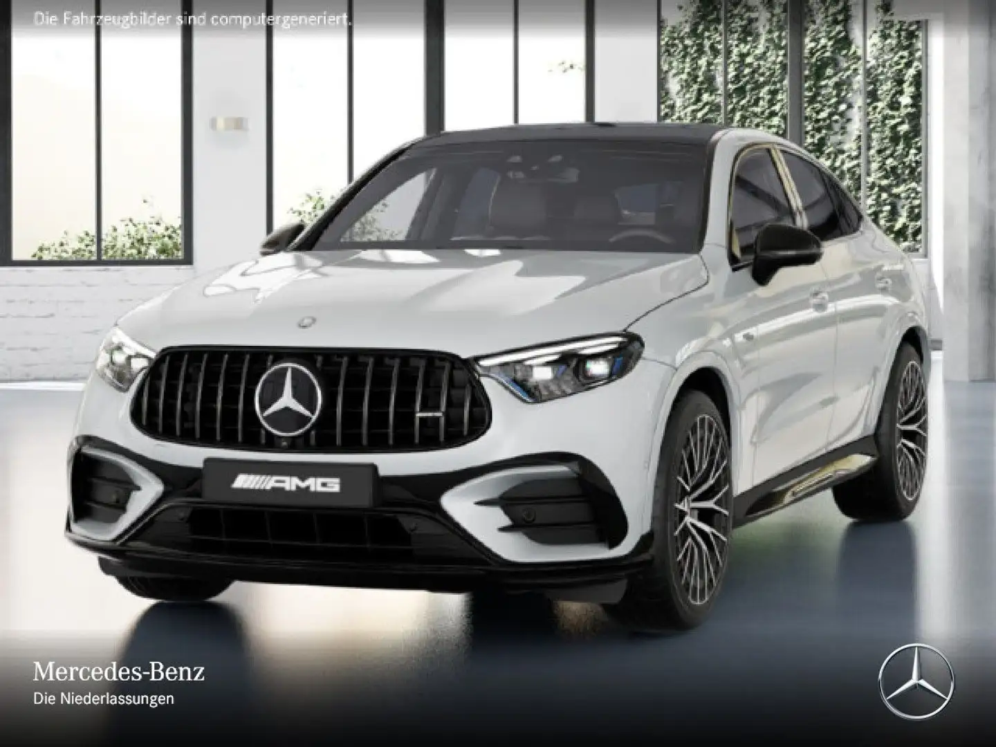Mercedes-Benz GLC 43 AMG GLC 43 4M NIGHT+PANO+BURMESTER+SITZKLIMA+KEYLESS Weiß - 2