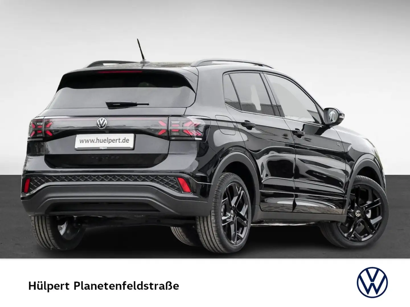 Volkswagen T-Cross 1.0 TSI R-LINE DSG NAVI CAM AHK LM18 Schwarz - 2