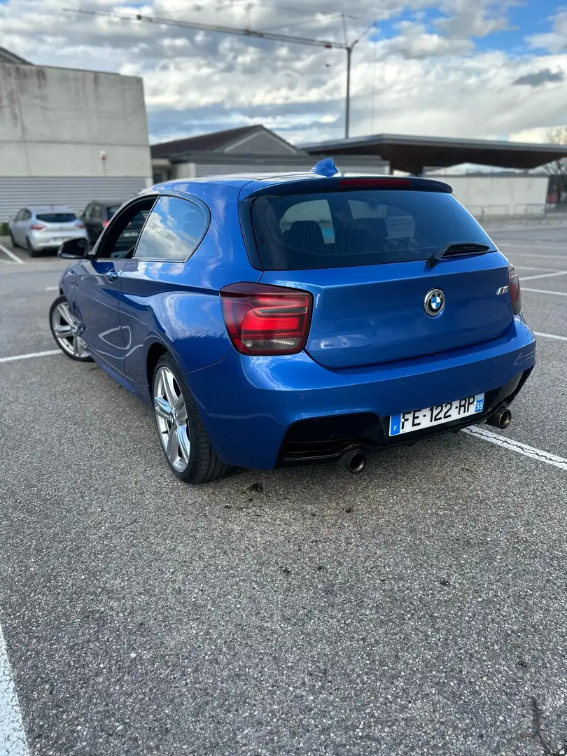 BMW 114 114i 102 ch M Sport Bleu - 2