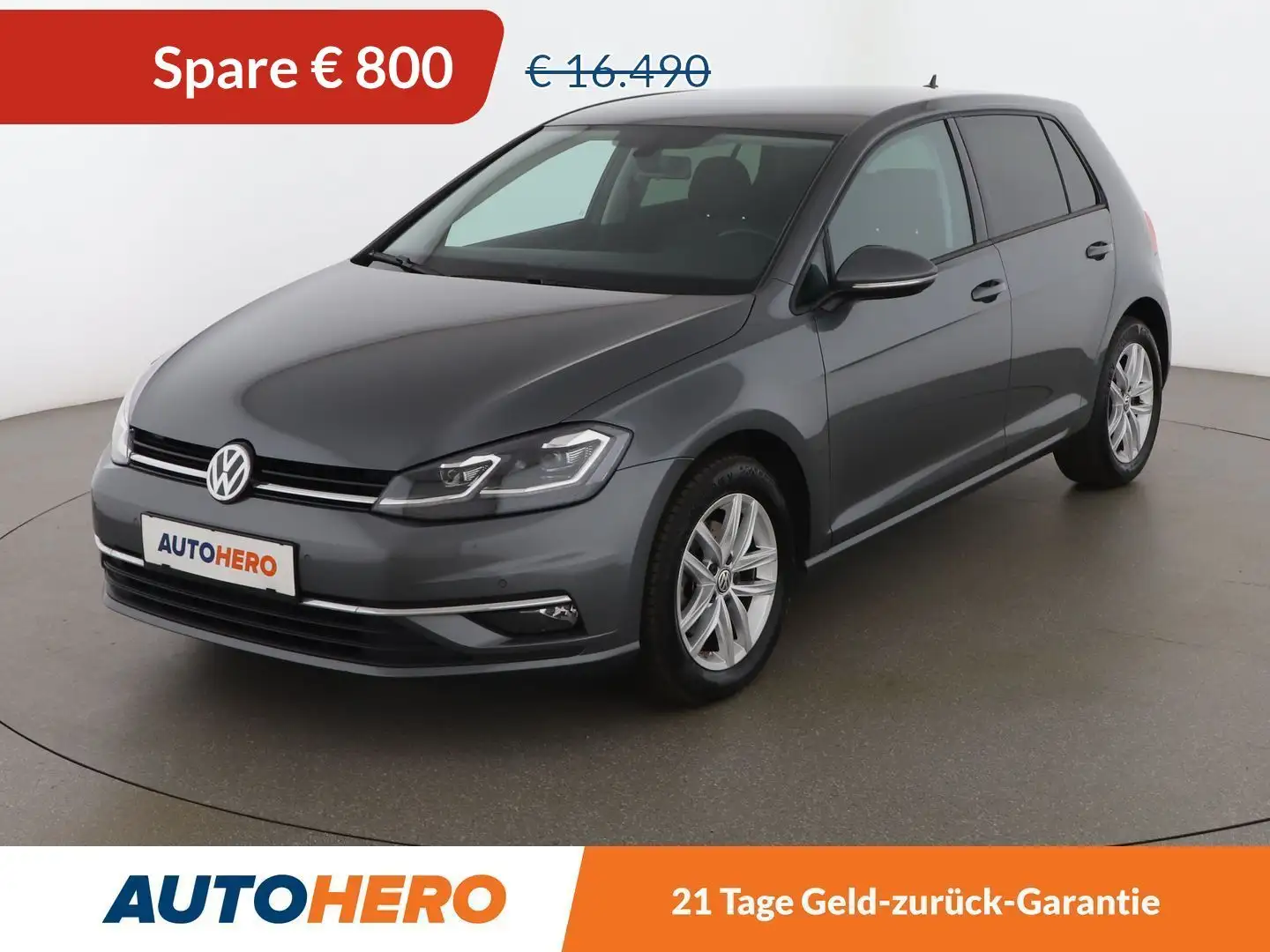 Volkswagen Golf 1.6 TDI Highline BlueMotion Tech *ACC*BT* Gris - 1