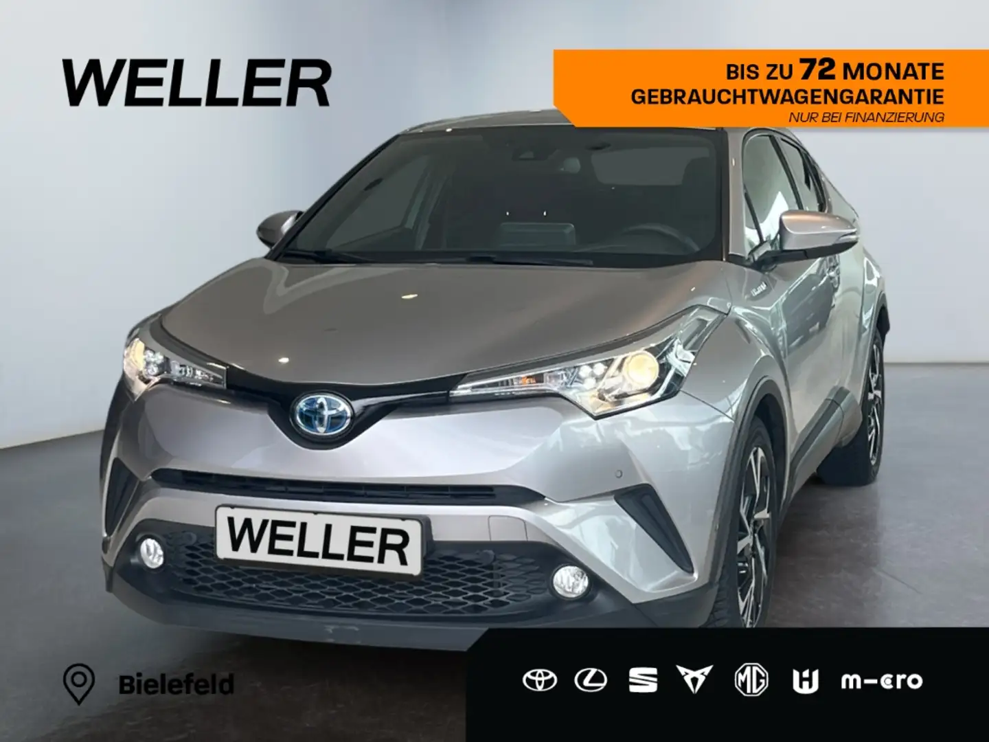 Toyota C-HR Hybrid Team D*SHZ*KLIMA*KAMERA*Allwetter* Zilver - 1