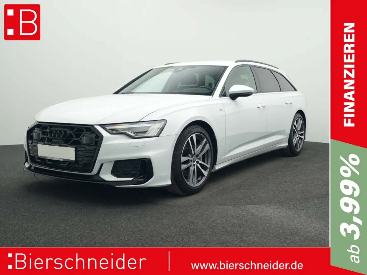 Audi A6 Avant 45 TFSI S tronic 2x line MATRIX 19 UMGEBUNGS Blanc - 1