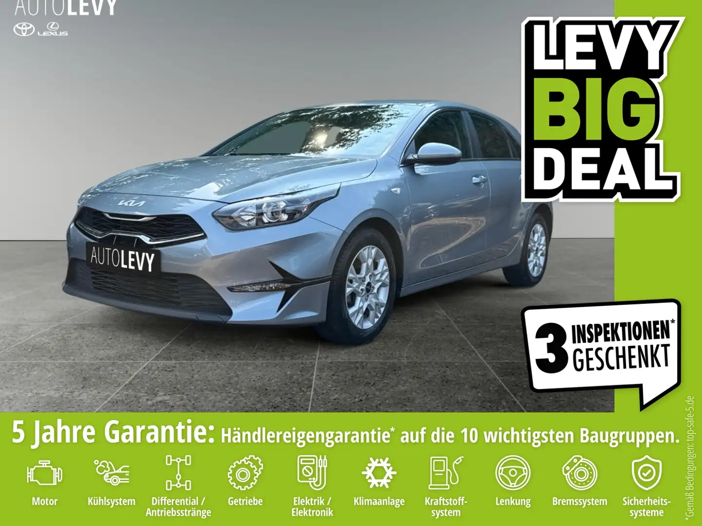 Kia Ceed / cee'd Ceed 1.5 T-GDI Vision Matrix 2xKlima AUT Kam. LM Zilver - 1