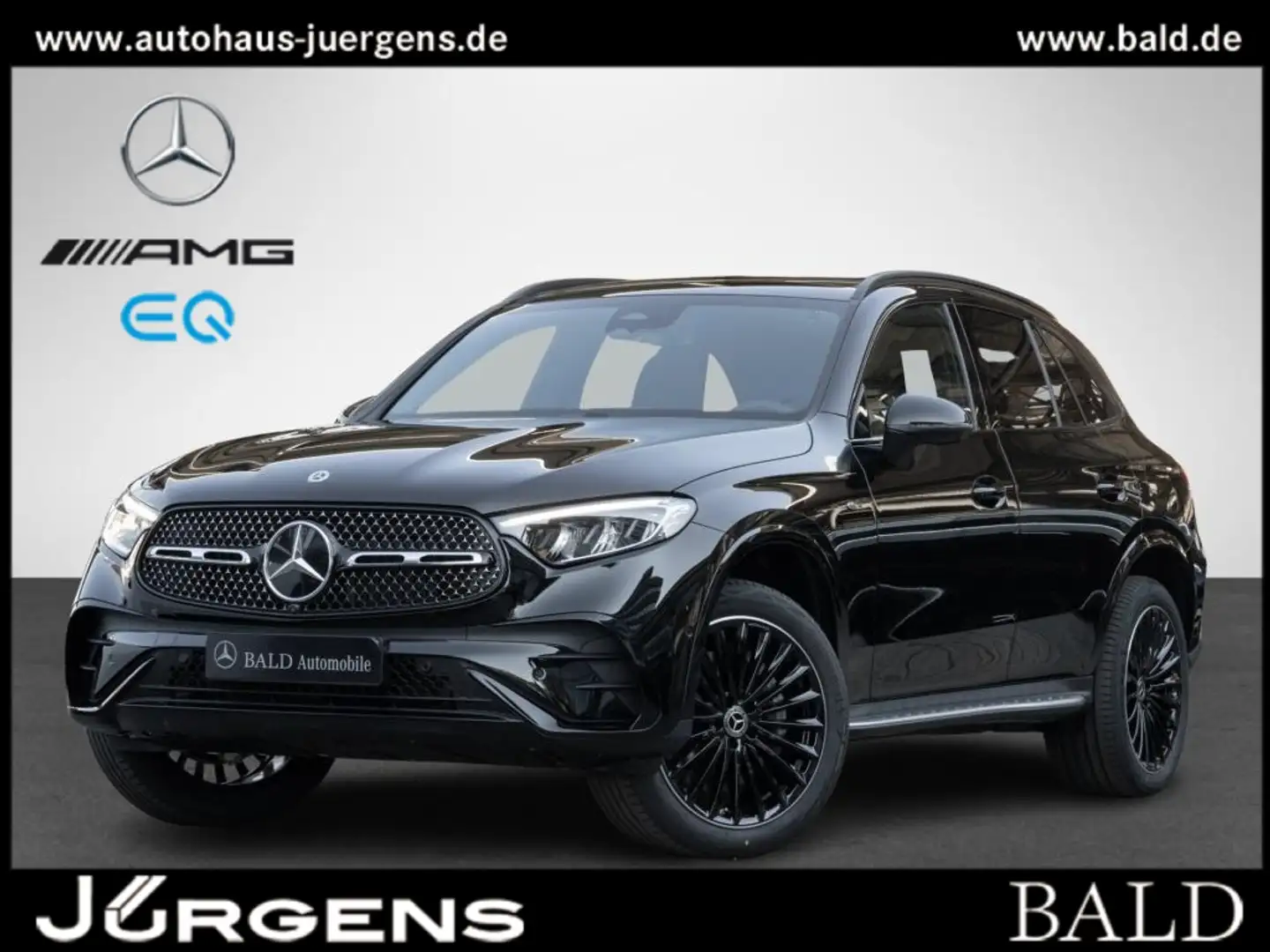 Mercedes-Benz GLC 300 e 4M AMG/LED/Pano/AHK/Burm3D/360/Night Schwarz - 1