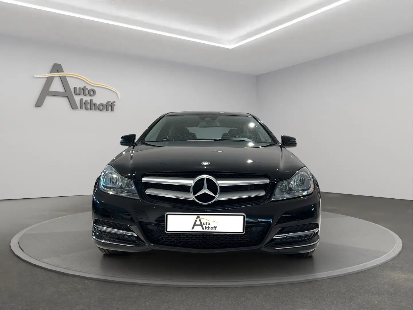 Mercedes-Benz C 180 Coupé PARK TEMP NAVI SHZ KLIMA Zwart - 2