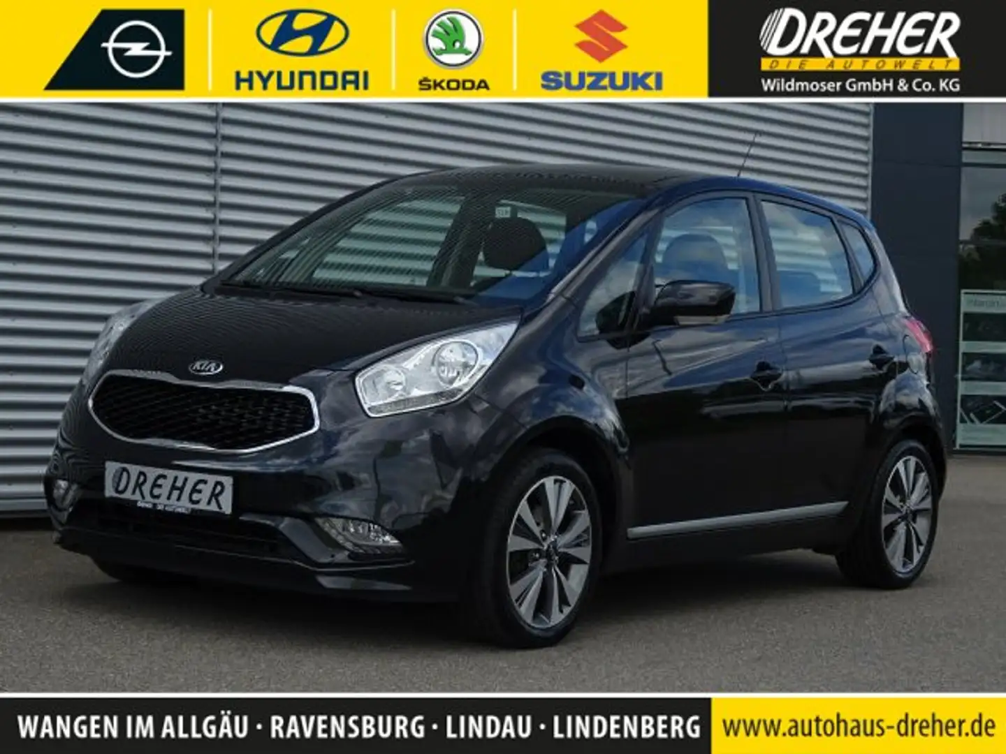Kia Venga Venga 1,6 CVVT Spirit Panoramadach, Sitzhzg uvm Noir - 1