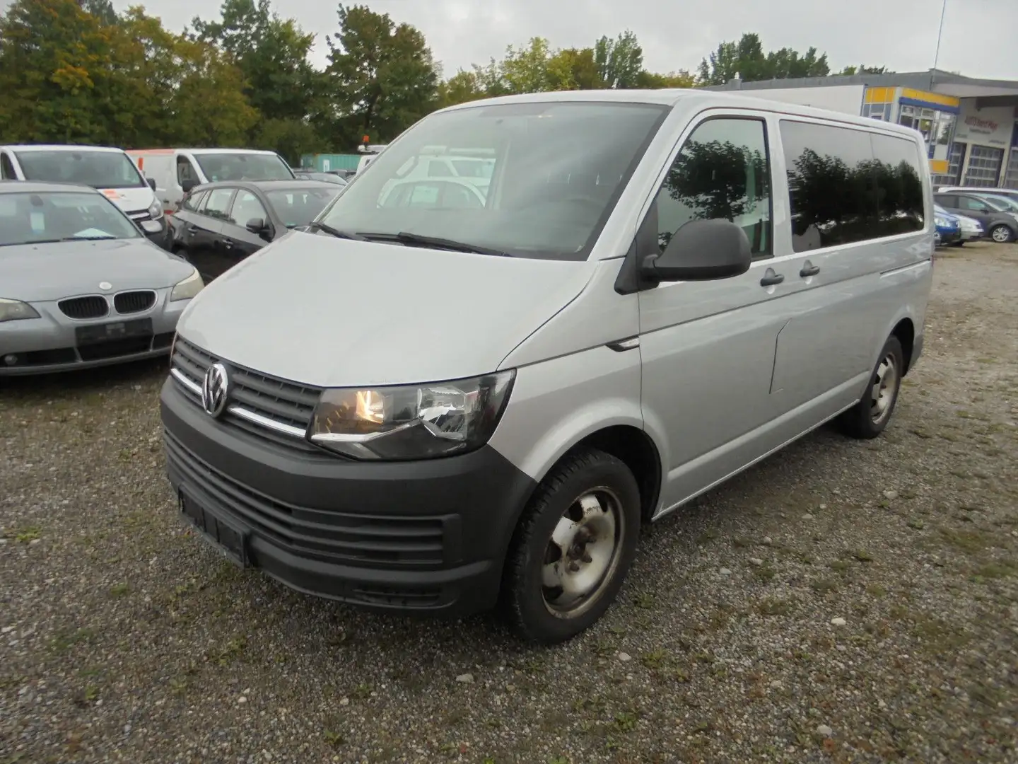 Volkswagen T6 Kombi T6 2.0 TDI ~ 9 Sitzer ~ Klima ~ 2 Schiebetüren Silber - 1