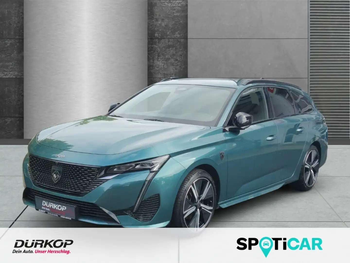 Peugeot 308 SW 1.2 PureTech 130 GT 8-AT ACC Navi SHZ Blauw - 1