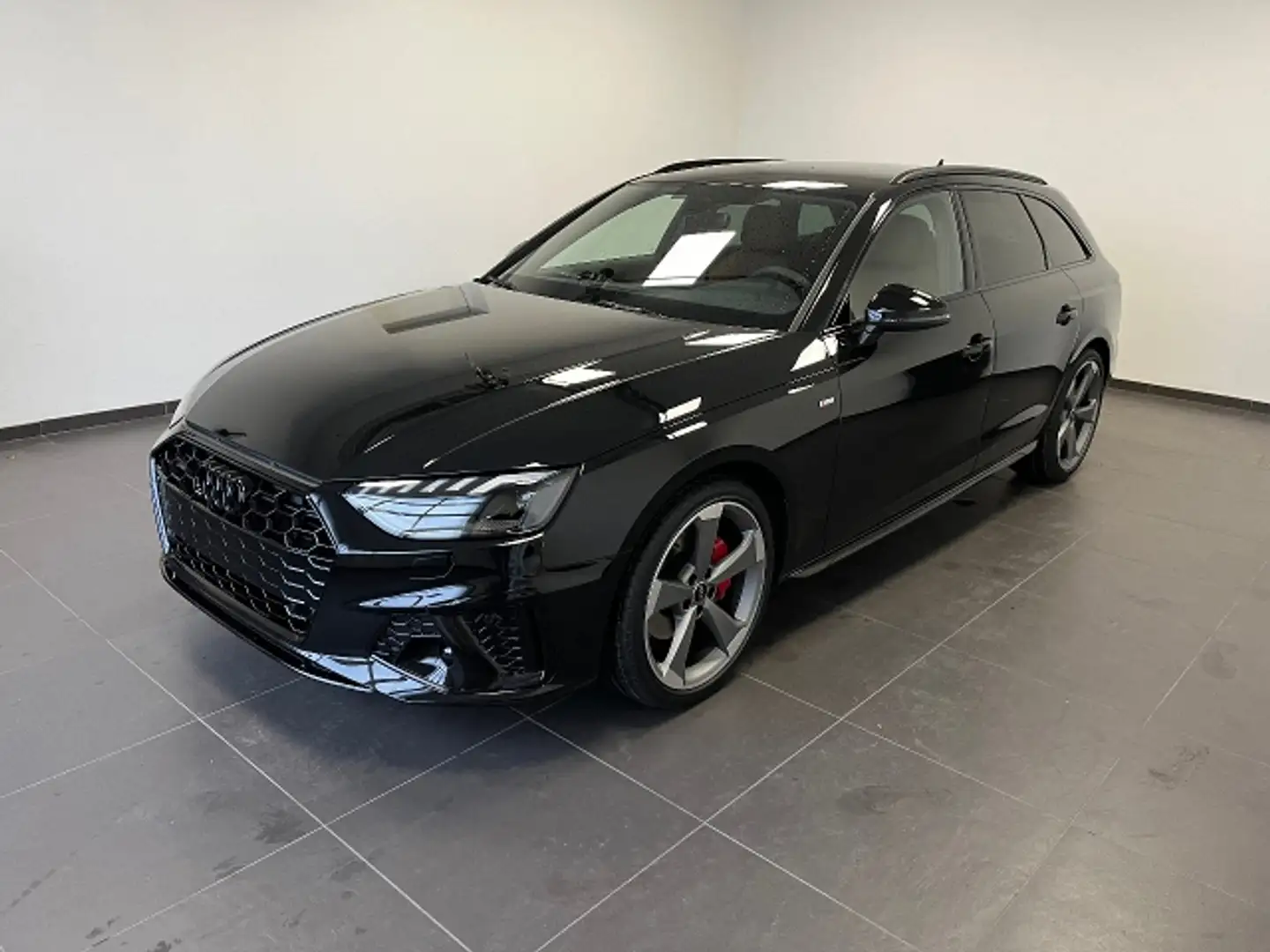 Audi A4 Avant 40 TDI quattro S line Leder braun, Matrix, Fekete - 2