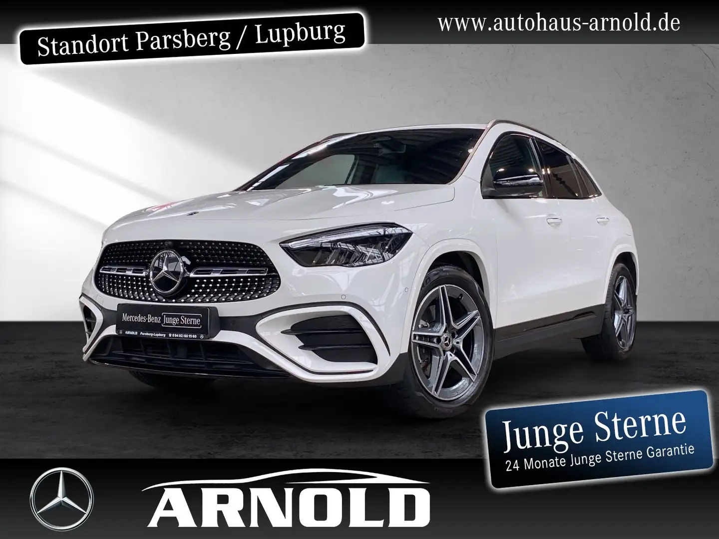 Mercedes-Benz GLA 220 GLA 220 4M AMG Line Night Winter-P. 360° Distr. Weiß - 1