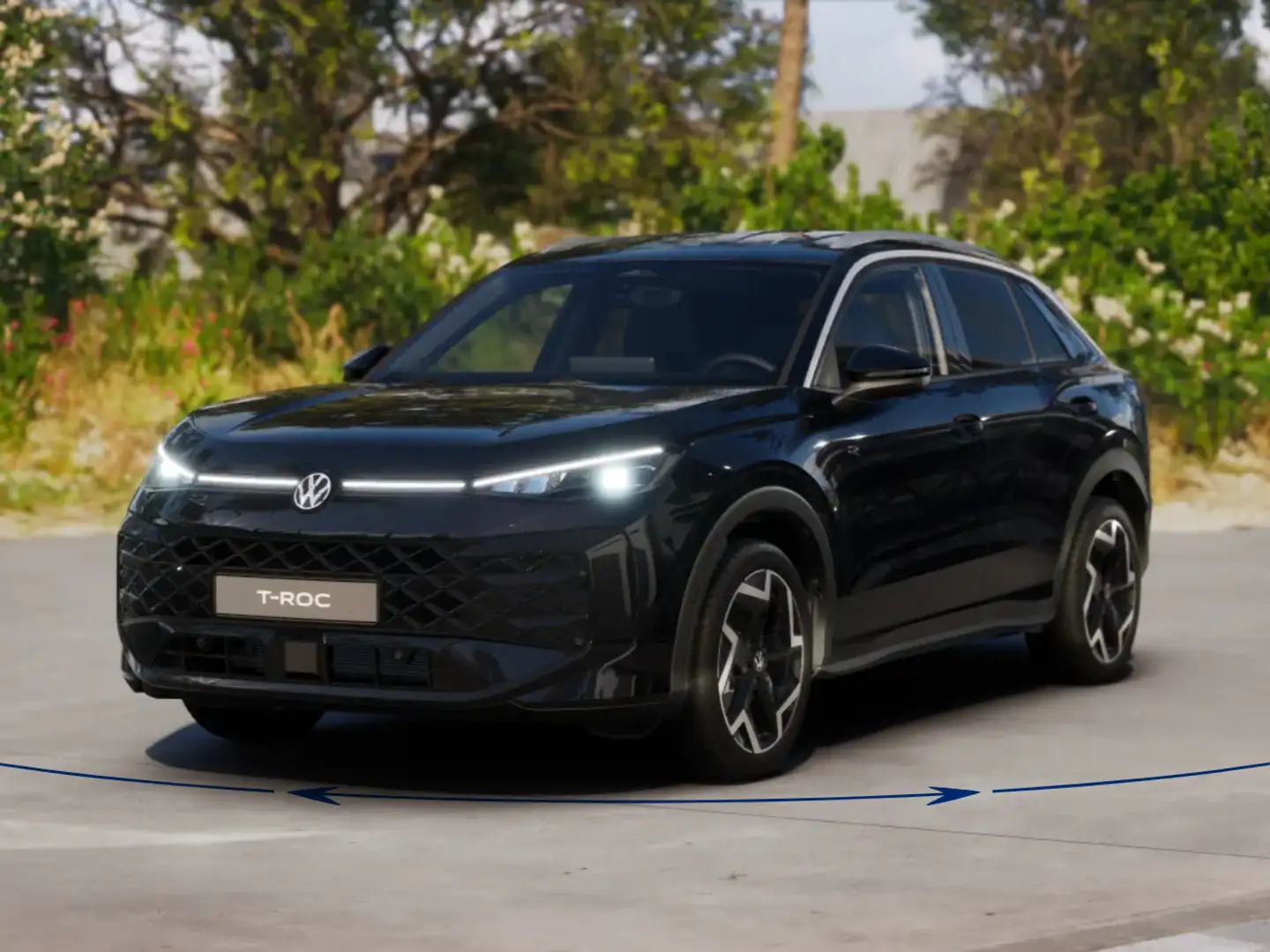 Volkswagen T-Roc R-Line 1.5 l TSI OPF DSG Noir - 2